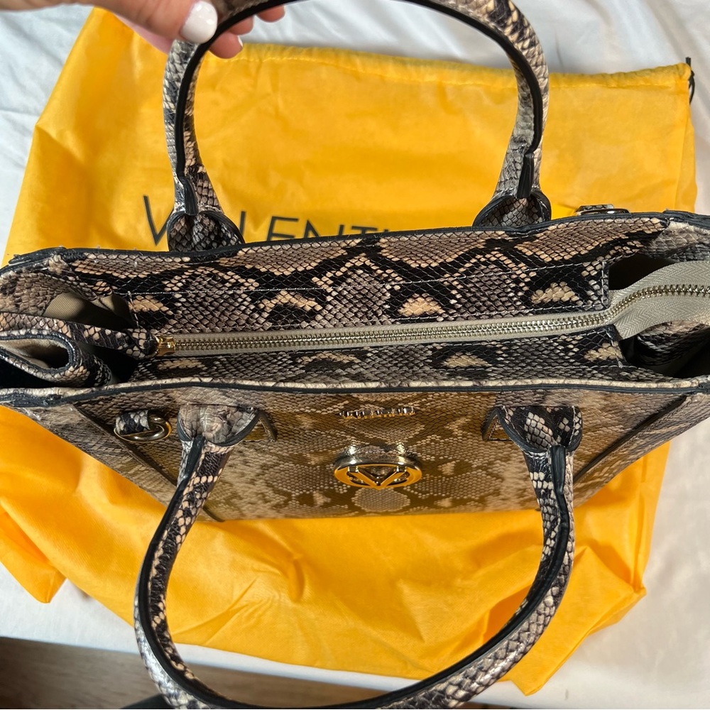 Valentino Charmon Python Satchel - image 2